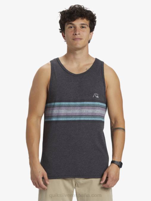 brezo de carbón tanque de rayas todos los días D6T4D705 hombres Quiksilver