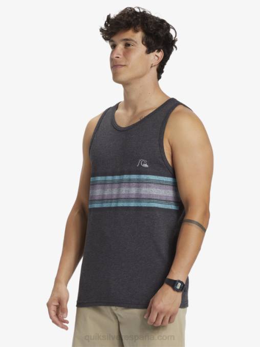 brezo de carbón tanque de rayas todos los días D6T4D705 hombres Quiksilver