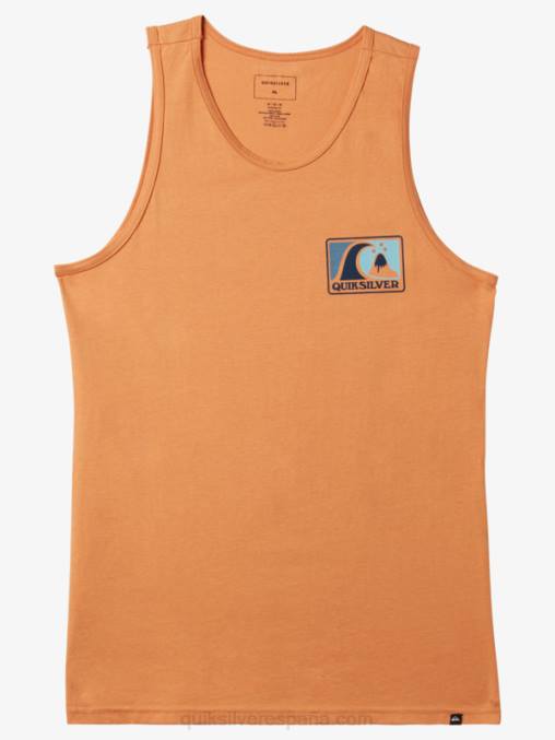 bronceado cobre tanque de burbujas suaves D6T4D167 hombres Quiksilver