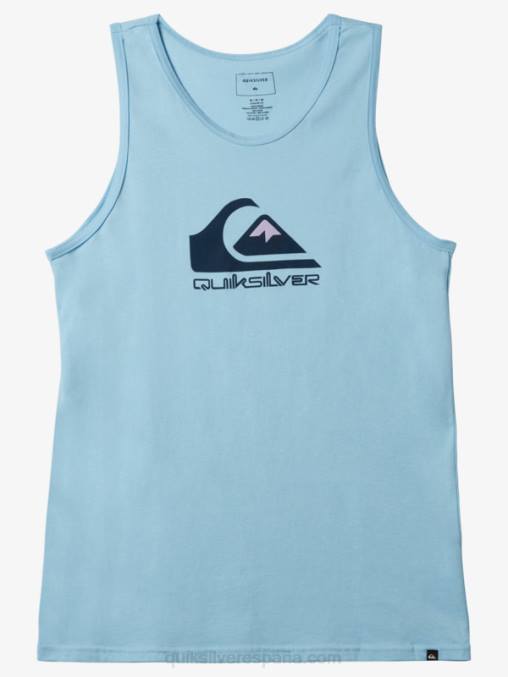 cielo azul tanque con logo grande D6T4D268 hombres Quiksilver