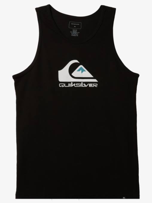 negro tanque con logo grande D6T4D262 hombres Quiksilver