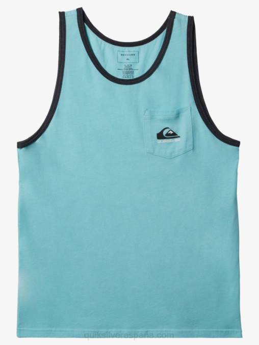 ángel azul brezo playera sin mangas omni bolsillo D6T4D558 hombres Quiksilver