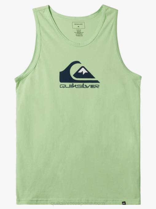 paraíso verde tanque con logo grande D6T4D264 hombres Quiksilver
