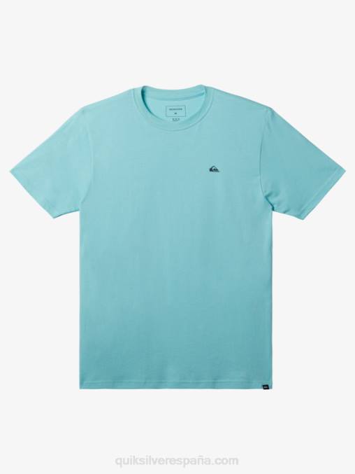 Angel Azul camiseta mw con logo pequeño D6T4D113 hombres Quiksilver