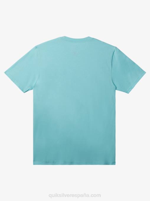 Angel Azul camiseta mw con logo pequeño D6T4D113 hombres Quiksilver