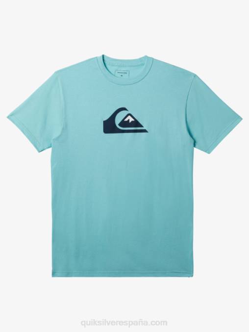 Angel Azul playera con logo de comp D6T4D193 hombres Quiksilver