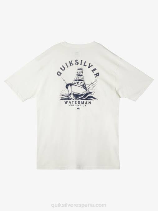 Blanco como la nieve waterman saliendo camiseta D6T4D60 hombres Quiksilver