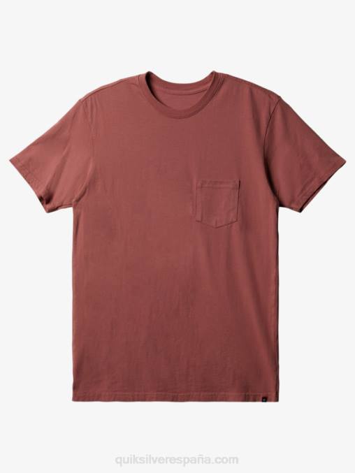 Marsala camiseta con bolsillo diario D6T4D892 hombres Quiksilver
