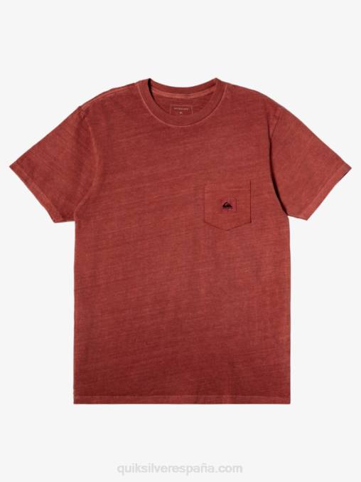 Marsala camiseta de misión secundaria D6T4D1043 hombres Quiksilver