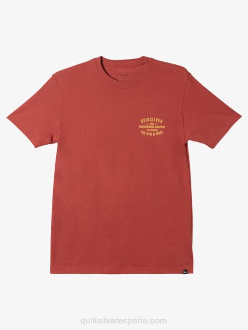 Marsala camiseta qs surf lockup D6T4D961 hombres Quiksilver