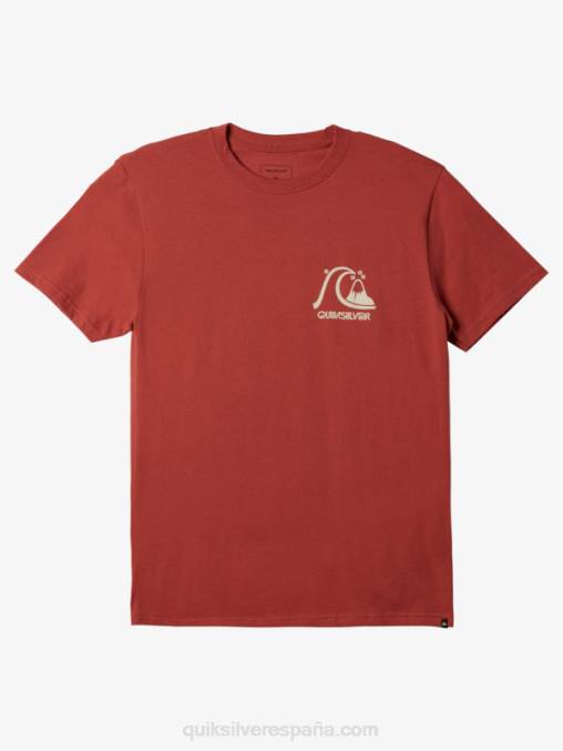 Marsala la camiseta original D6T4D1069 hombres Quiksilver