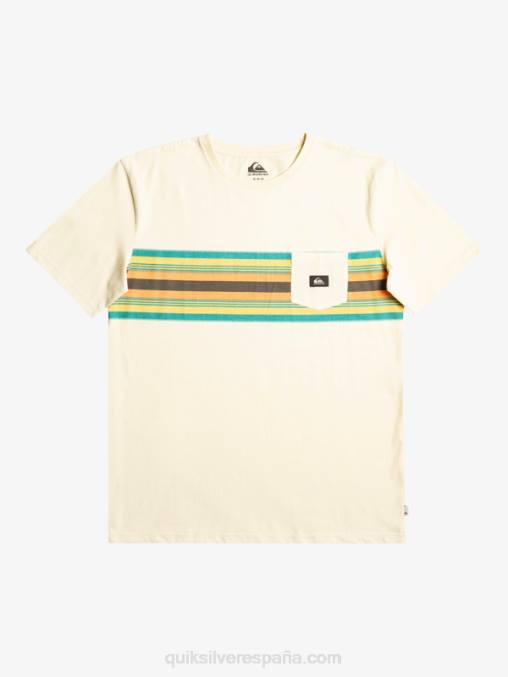 abedul camiseta surfadelica rayas bolsillo D6T4D1065 hombres Quiksilver