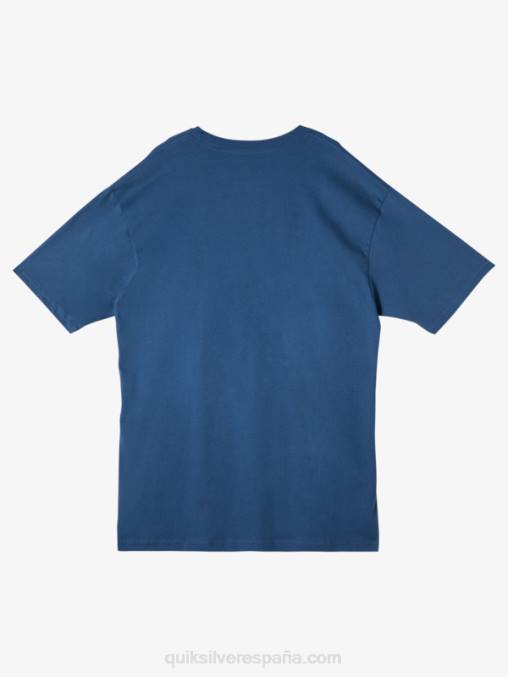 alférez azul camiseta cuentos de peces waterman D6T4D59 hombres Quiksilver