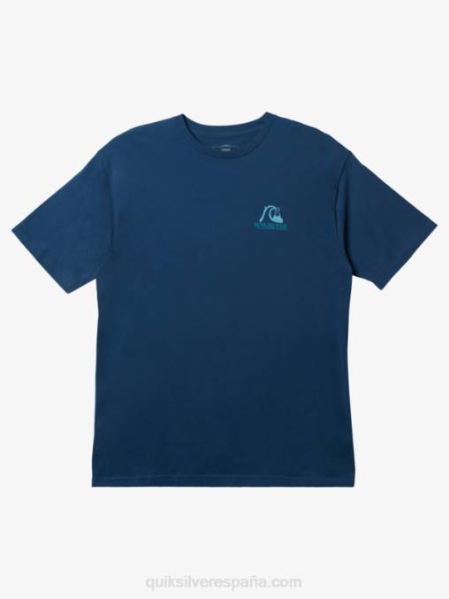 alférez azul camiseta de waterman get jiggy D6T4D947 hombres Quiksilver