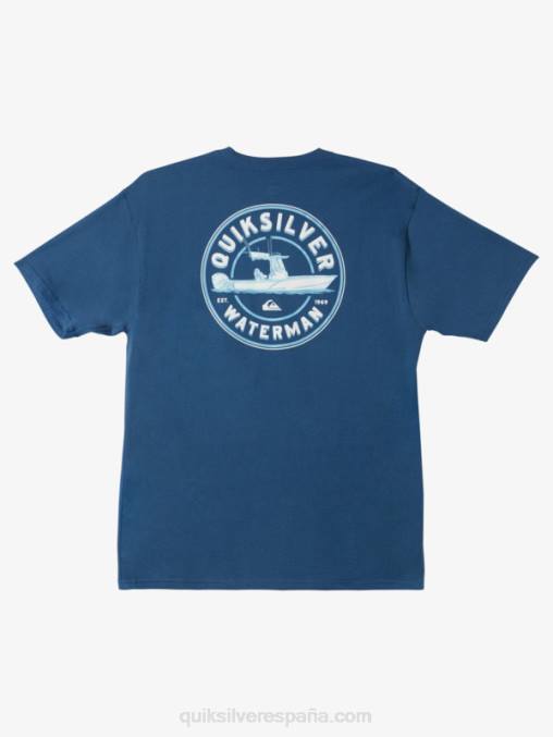alférez azul camiseta fuera de borda qs waterman D6T4D1482 hombres Quiksilver