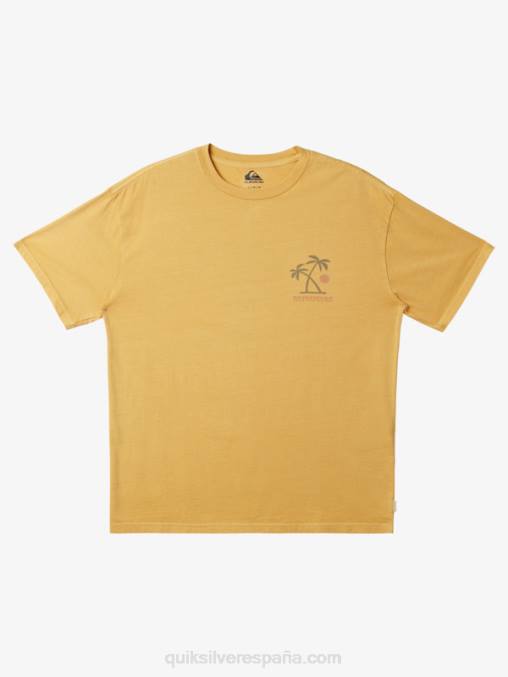 amarillo yema camiseta rituales del atardecer D6T4D390 hombres Quiksilver