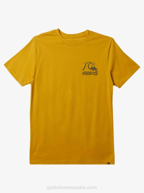amarillo yema camiseta ruta de escape D6T4D119 hombres Quiksilver