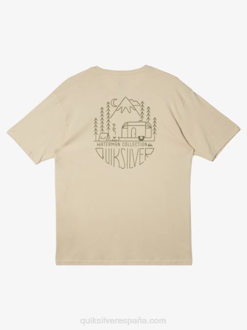 arroz integral camiseta de vida al aire libre waterman D6T4D57 hombres Quiksilver