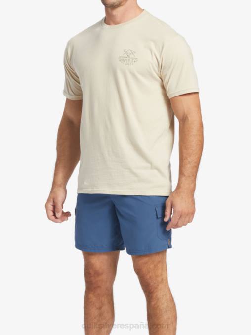 arroz integral camiseta de vida al aire libre waterman D6T4D57 hombres Quiksilver