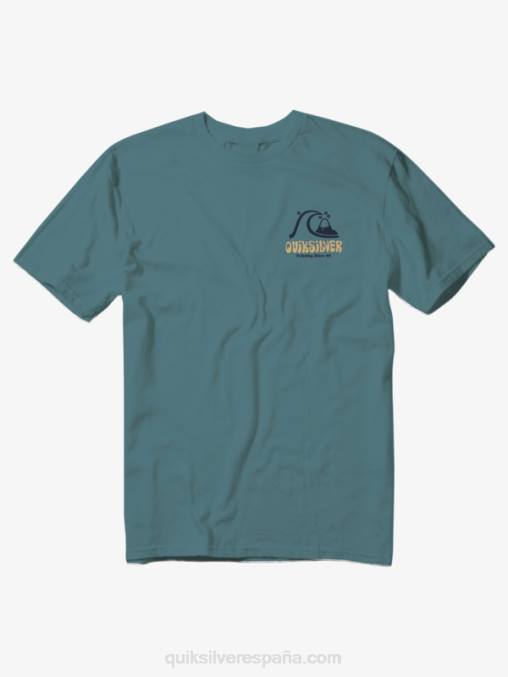 azul bretaña camiseta artes en las palmas D6T4D1099 hombres Quiksilver
