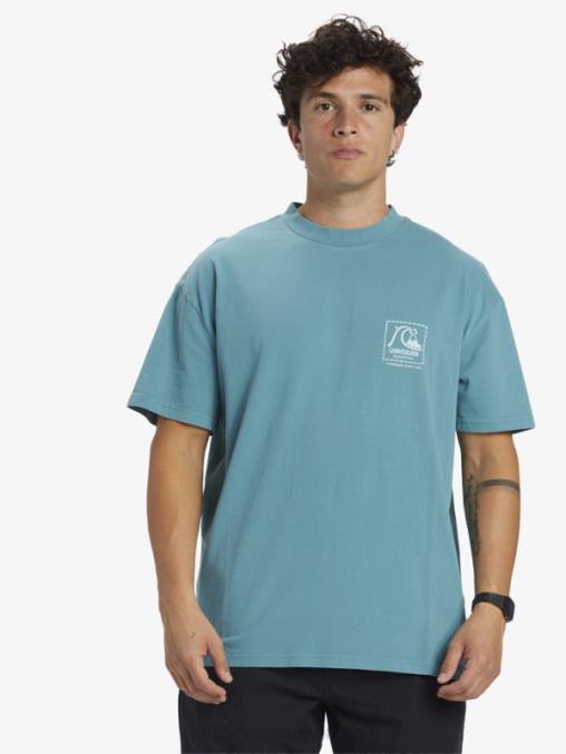 azul bretaña camiseta de lona en blanco de gregg kaplan D6T4D1375 hombres Quiksilver