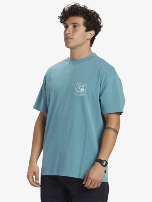 azul bretaña camiseta de lona en blanco de gregg kaplan D6T4D1375 hombres Quiksilver