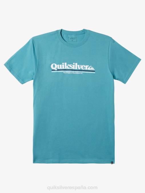 azul bretaña camiseta entre lineas D6T4D980 hombres Quiksilver