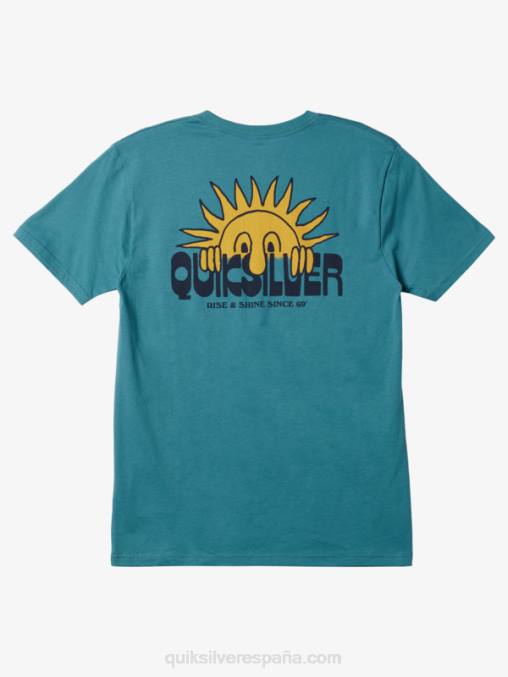 azul bretaña camiseta levántate y brilla D6T4D1117 hombres Quiksilver