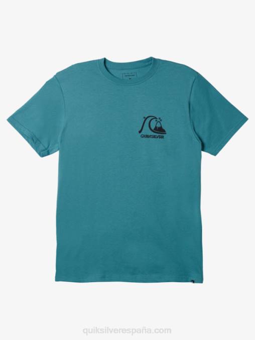 azul bretaña la camiseta original D6T4D1068 hombres Quiksilver