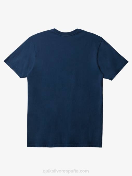 azul marino medianoche camiseta con bolsillo diario D6T4D898 hombres Quiksilver