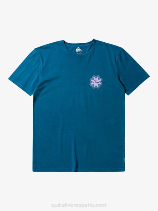 azul marroquí camiseta mentalizada D6T4D755 hombres Quiksilver
