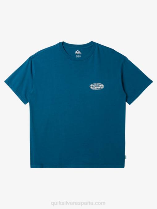 azul marroquí camiseta mente clara D6T4D742 hombres Quiksilver