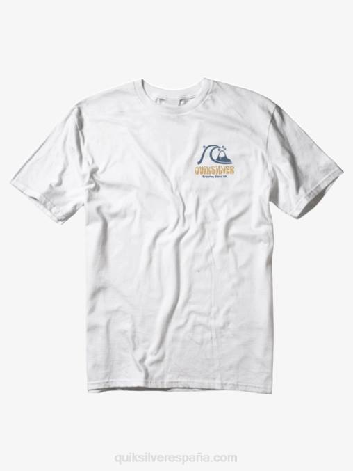 blanco antiguo camiseta artes en las palmas D6T4D1100 hombres Quiksilver