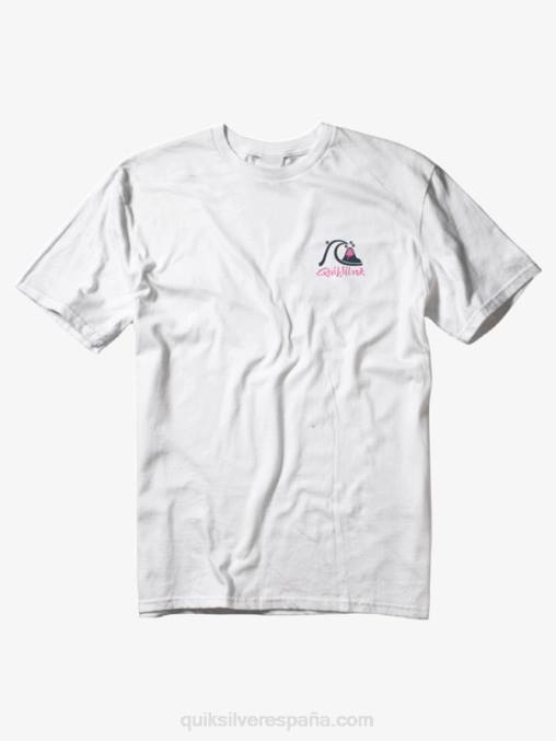 blanco antiguo camiseta espectáculo de sombras D6T4D1394 hombres Quiksilver