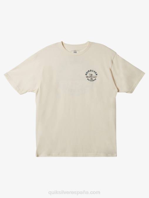 blanco antiguo camiseta fuera de borda qs waterman D6T4D1481 hombres Quiksilver