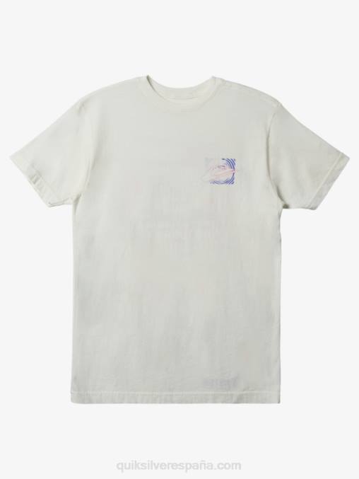 blanco antiguo camiseta internacional de la fuerza mundial D6T4D598 hombres Quiksilver