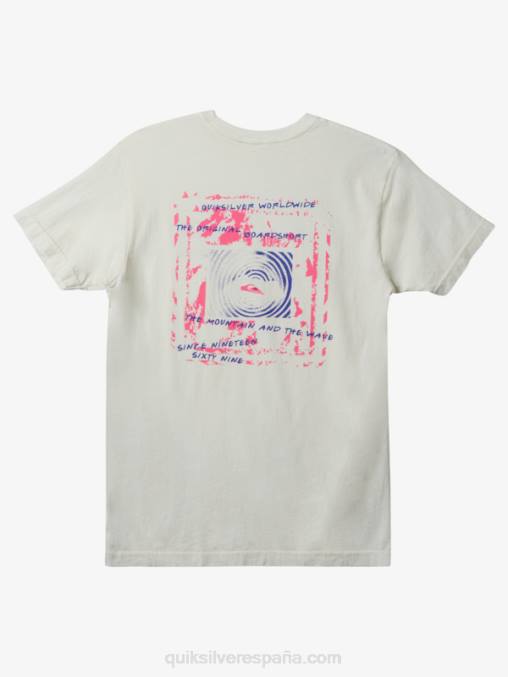 blanco antiguo camiseta internacional de la fuerza mundial D6T4D598 hombres Quiksilver