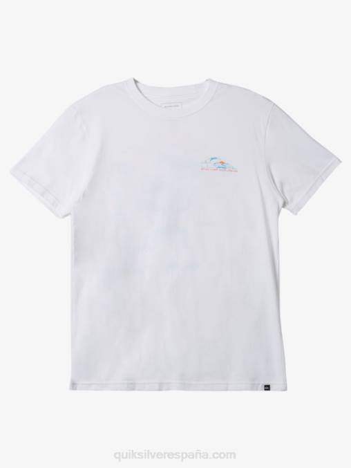 blanco camiseta D6T4D576 hombres Quiksilver