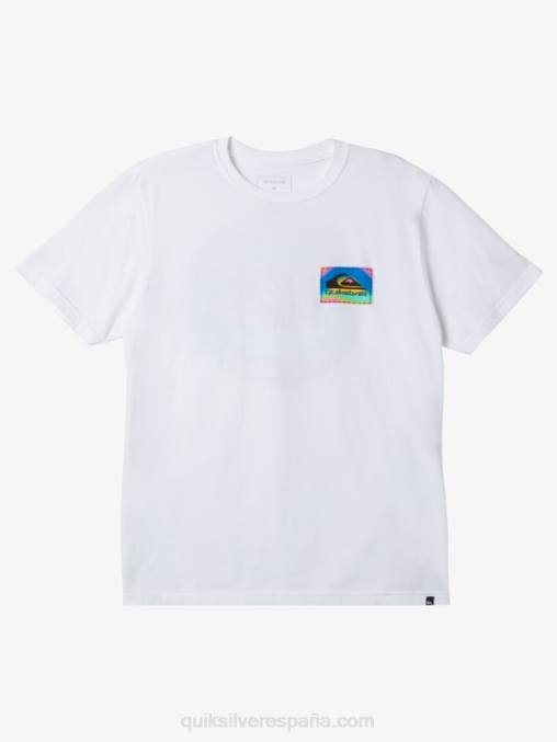 blanco camiseta color flow D6T4D1205 hombres Quiksilver