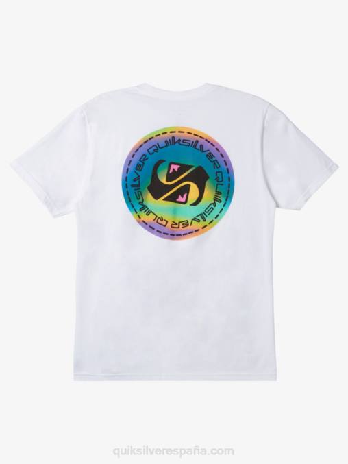 blanco camiseta color flow D6T4D1205 hombres Quiksilver