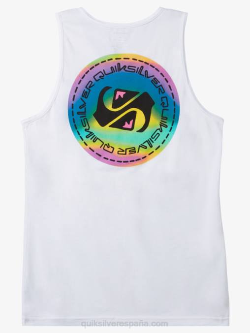 blanco camiseta color flow D6T4D1332 hombres Quiksilver