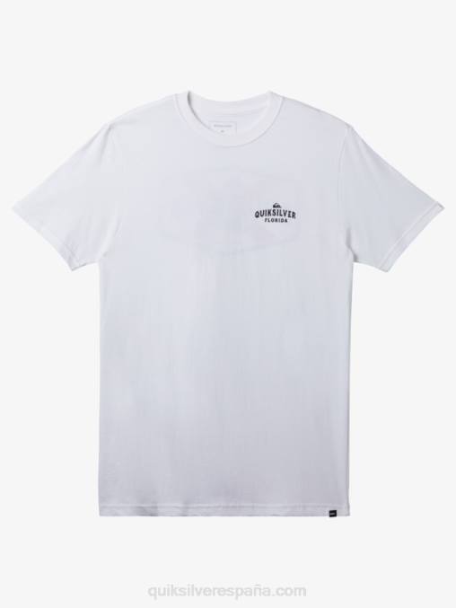 blanco camiseta de costa a costa de florida D6T4D234 hombres Quiksilver