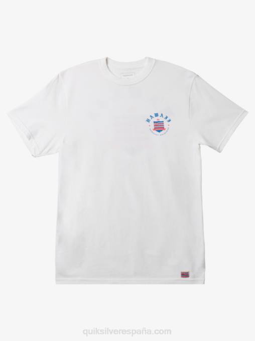 blanco camiseta de la realeza de hawaii D6T4D997 hombres Quiksilver