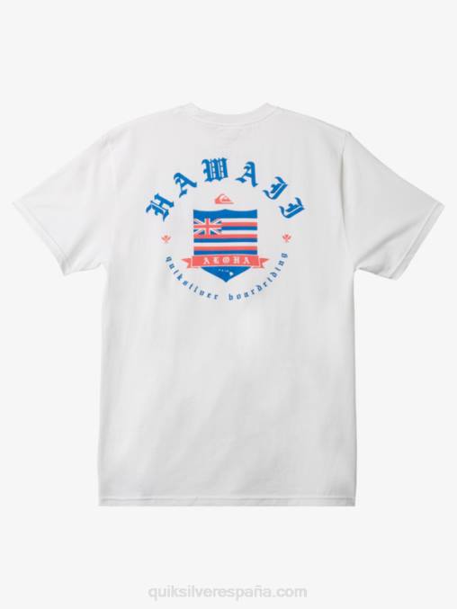 blanco camiseta de la realeza de hawaii D6T4D997 hombres Quiksilver