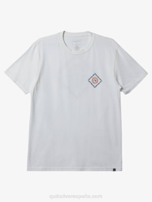 blanco camiseta de visión clara D6T4D394 hombres Quiksilver