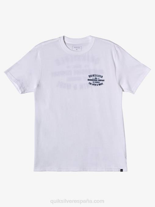 blanco camiseta qs surf lockup D6T4D962 hombres Quiksilver