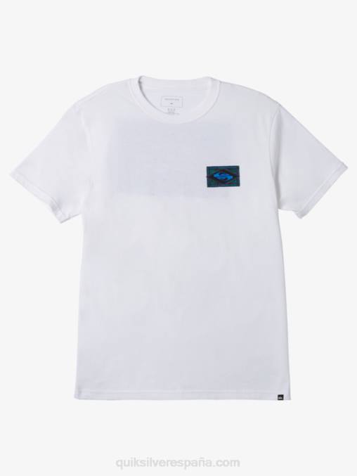 blanco camiseta vibrante D6T4D179 hombres Quiksilver