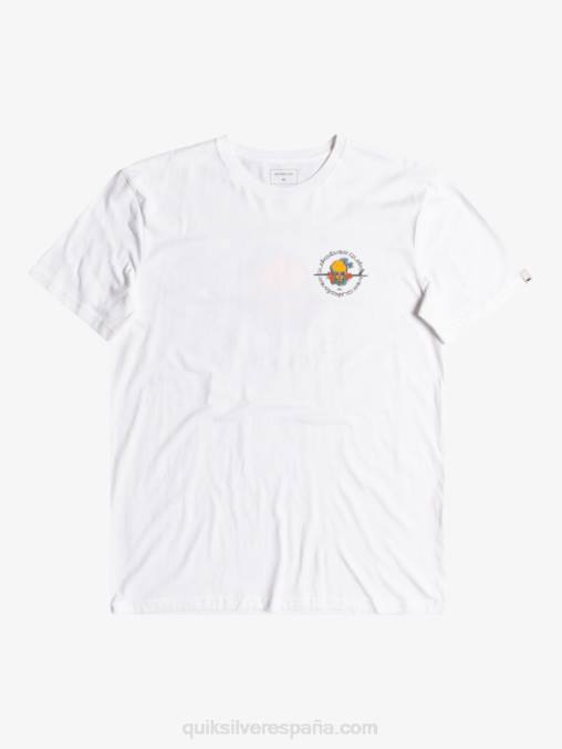 blanco fuera de la carretera - camiseta D6T4D1819 hombres Quiksilver