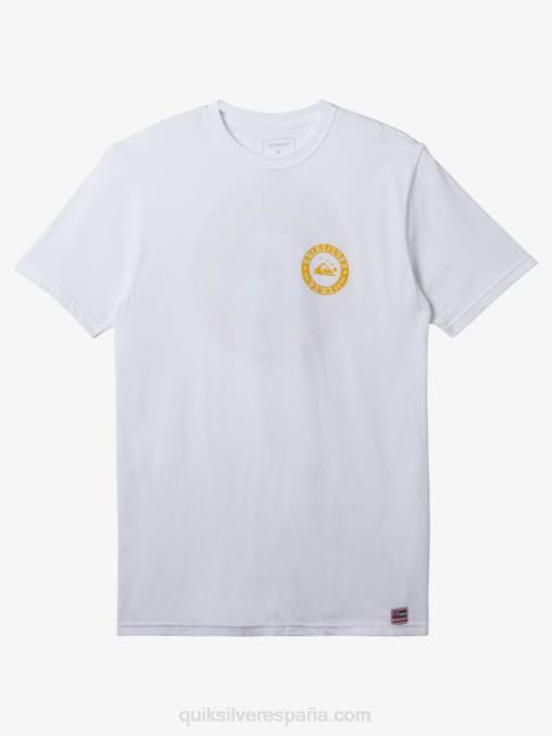 blanco hawaii muro de agua camiseta D6T4D278 hombres Quiksilver