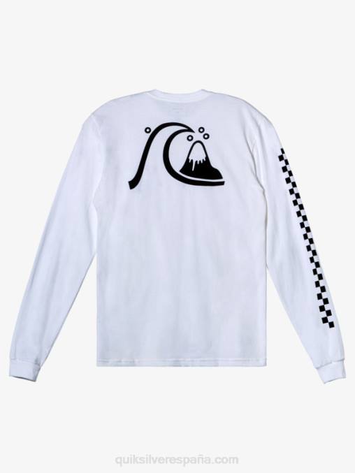 blanco la camiseta original de ls D6T4D1001 hombres Quiksilver